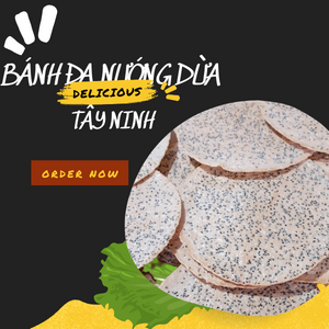 Bánh đa nướng dừa Tây Ninh